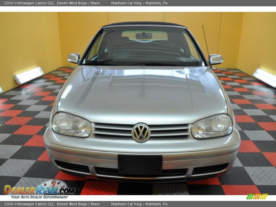 2000 Volkswagen Cabrio GLS Desert Wind Beige / Black Photo #2