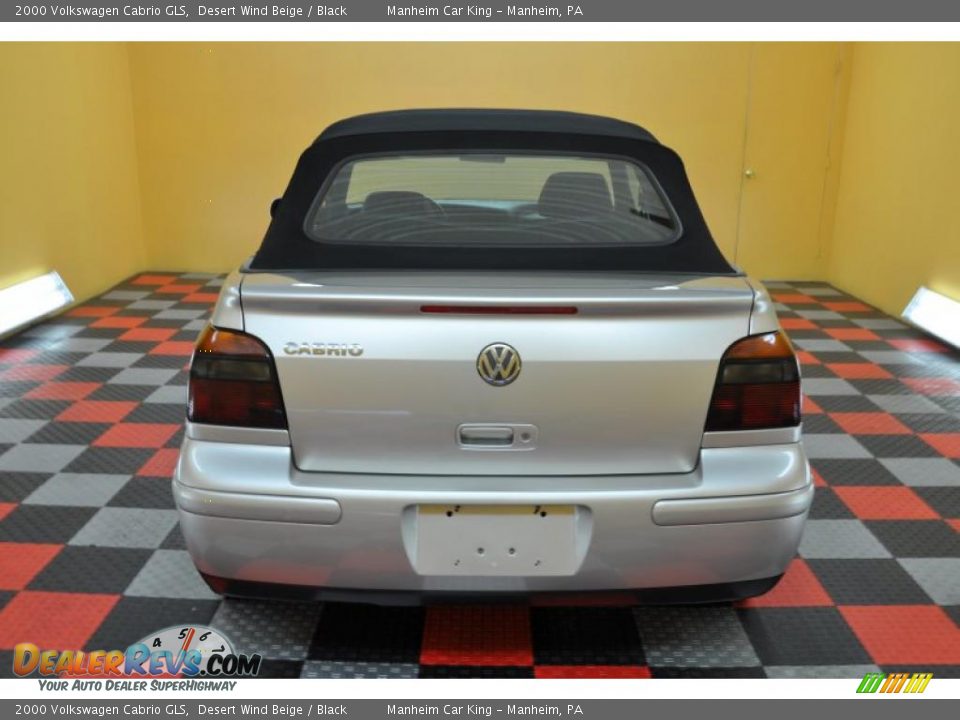 2000 Volkswagen Cabrio GLS Desert Wind Beige / Black Photo #5