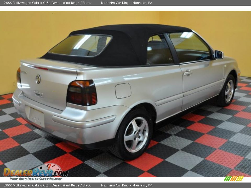 2000 Volkswagen Cabrio GLS Desert Wind Beige / Black Photo #6
