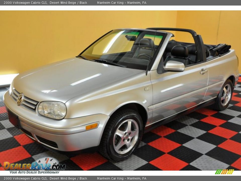2000 Volkswagen Cabrio GLS Desert Wind Beige / Black Photo #7