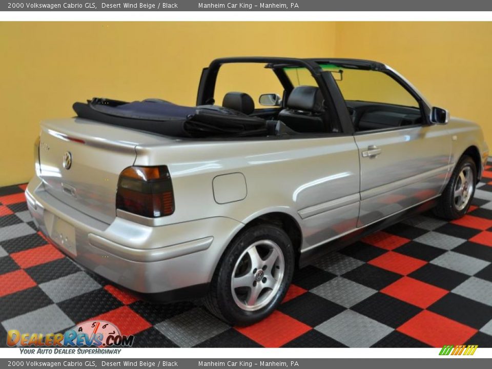 2000 Volkswagen Cabrio GLS Desert Wind Beige / Black Photo #8