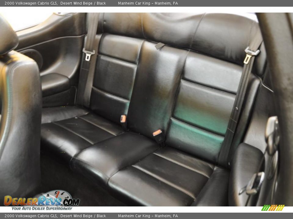 Black Interior - 2000 Volkswagen Cabrio GLS Photo #14