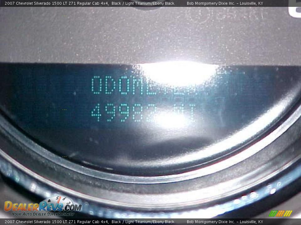 2007 Chevrolet Silverado 1500 LT Z71 Regular Cab 4x4 Black / Light Titanium/Ebony Black Photo #14