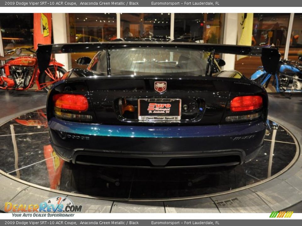 2009 Dodge Viper SRT-10 ACR Coupe Anaconda Green Metallic / Black Photo #2