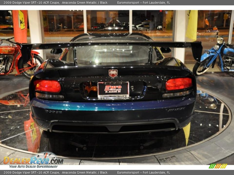 2009 Dodge Viper SRT-10 ACR Coupe Anaconda Green Metallic / Black Photo #4