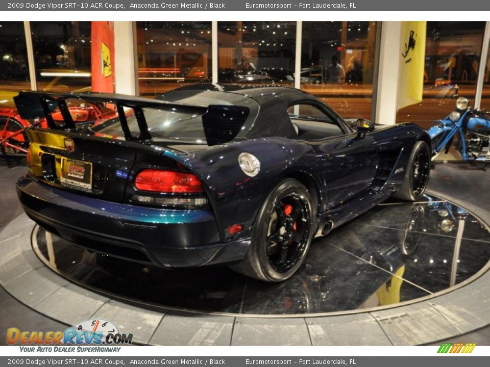 2009 Dodge Viper SRT-10 ACR Coupe Anaconda Green Metallic / Black Photo #5