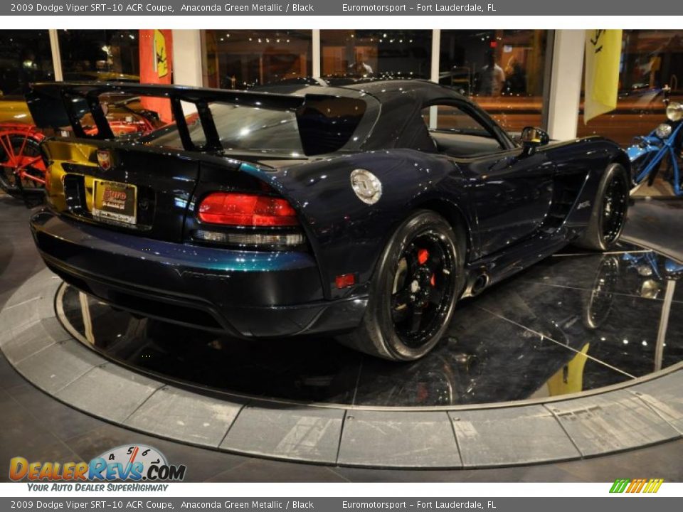 2009 Dodge Viper SRT-10 ACR Coupe Anaconda Green Metallic / Black Photo #6