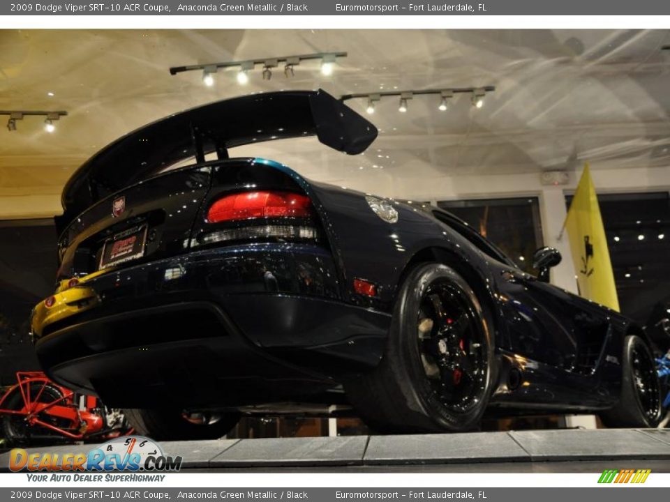 2009 Dodge Viper SRT-10 ACR Coupe Anaconda Green Metallic / Black Photo #7