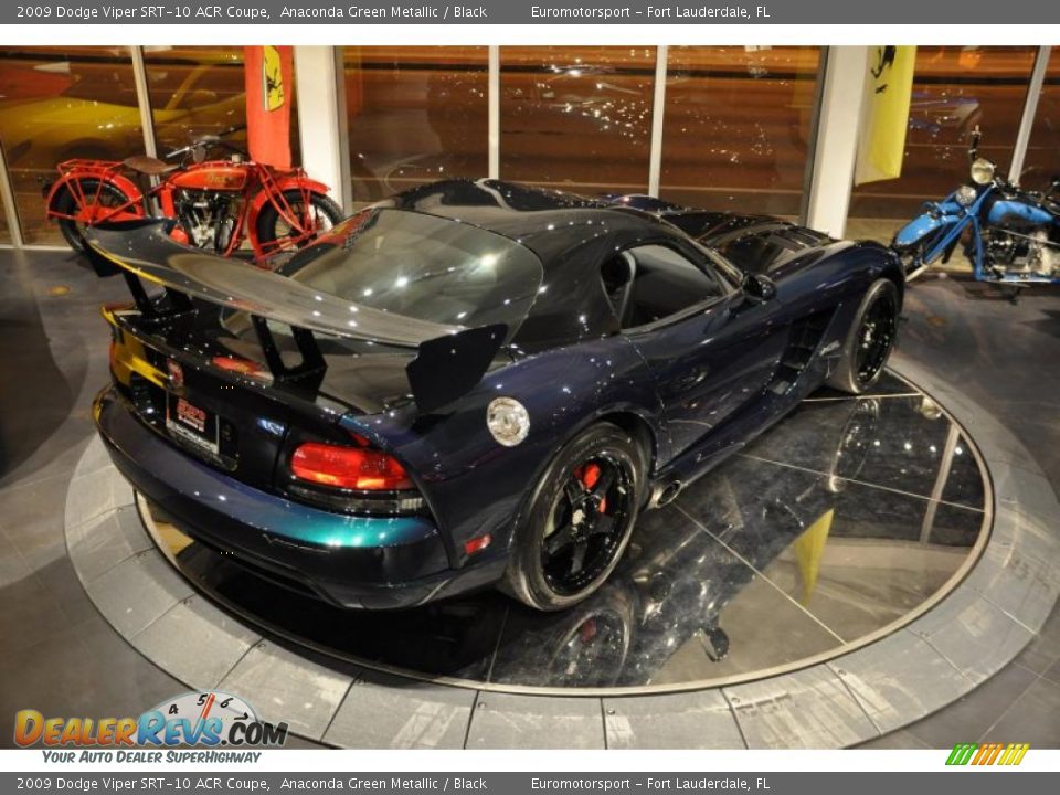 2009 Dodge Viper SRT-10 ACR Coupe Anaconda Green Metallic / Black Photo #8