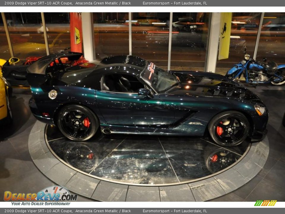 Anaconda Green Metallic 2009 Dodge Viper SRT-10 ACR Coupe Photo #9