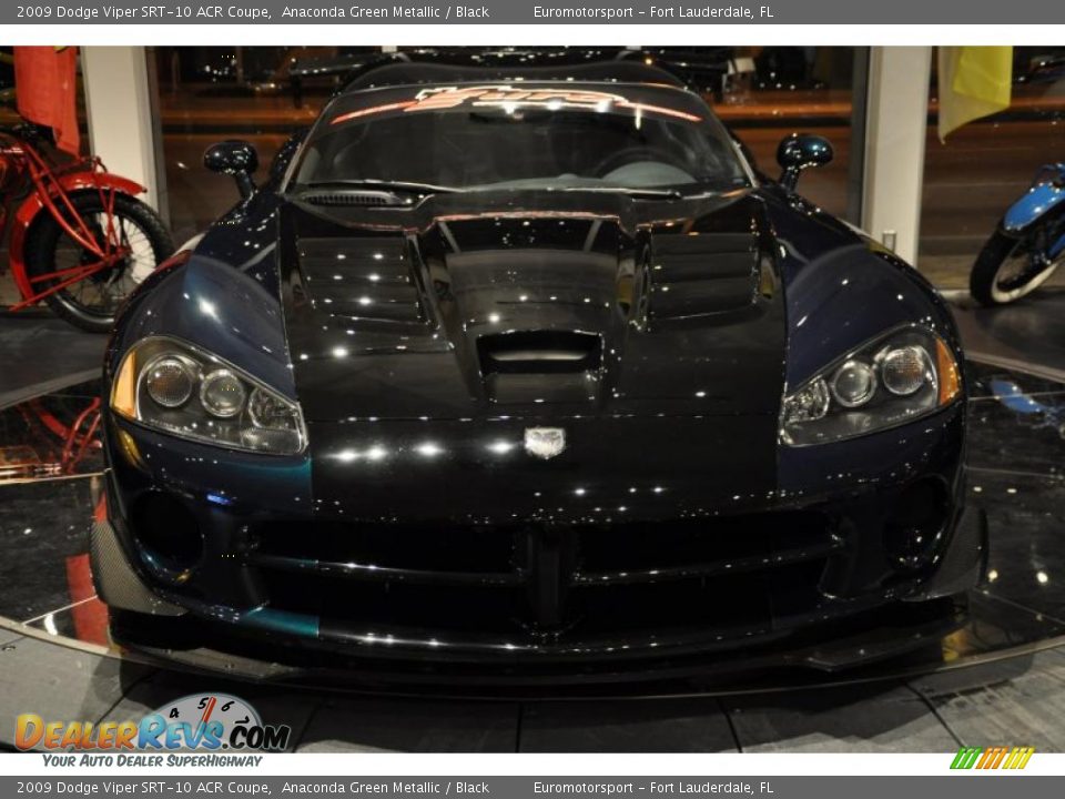 2009 Dodge Viper SRT-10 ACR Coupe Anaconda Green Metallic / Black Photo #17