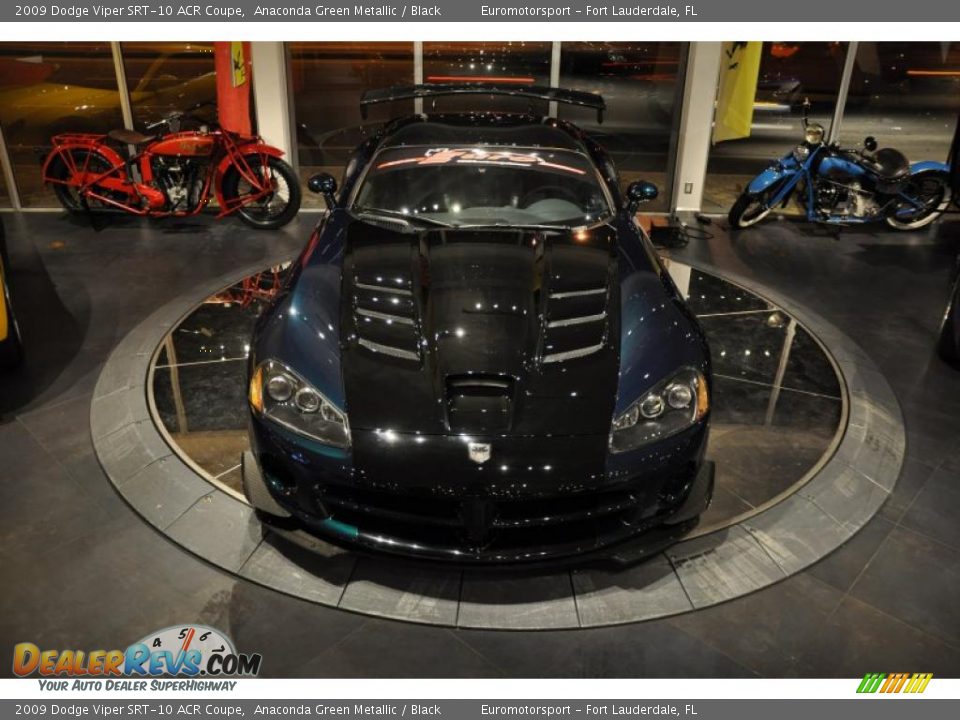 2009 Dodge Viper SRT-10 ACR Coupe Anaconda Green Metallic / Black Photo #18