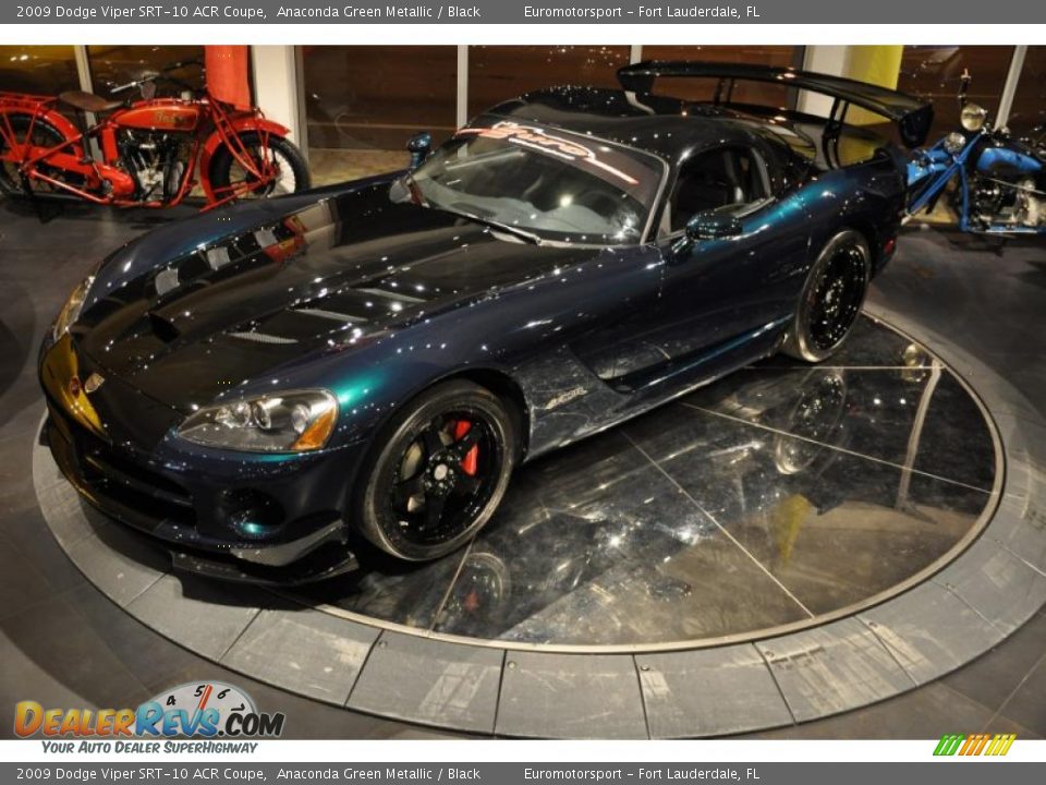 2009 Dodge Viper SRT-10 ACR Coupe Anaconda Green Metallic / Black Photo #19