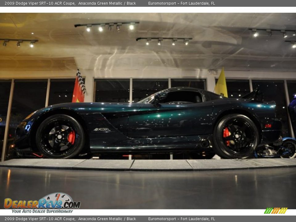 2009 Dodge Viper SRT-10 ACR Coupe Anaconda Green Metallic / Black Photo #22