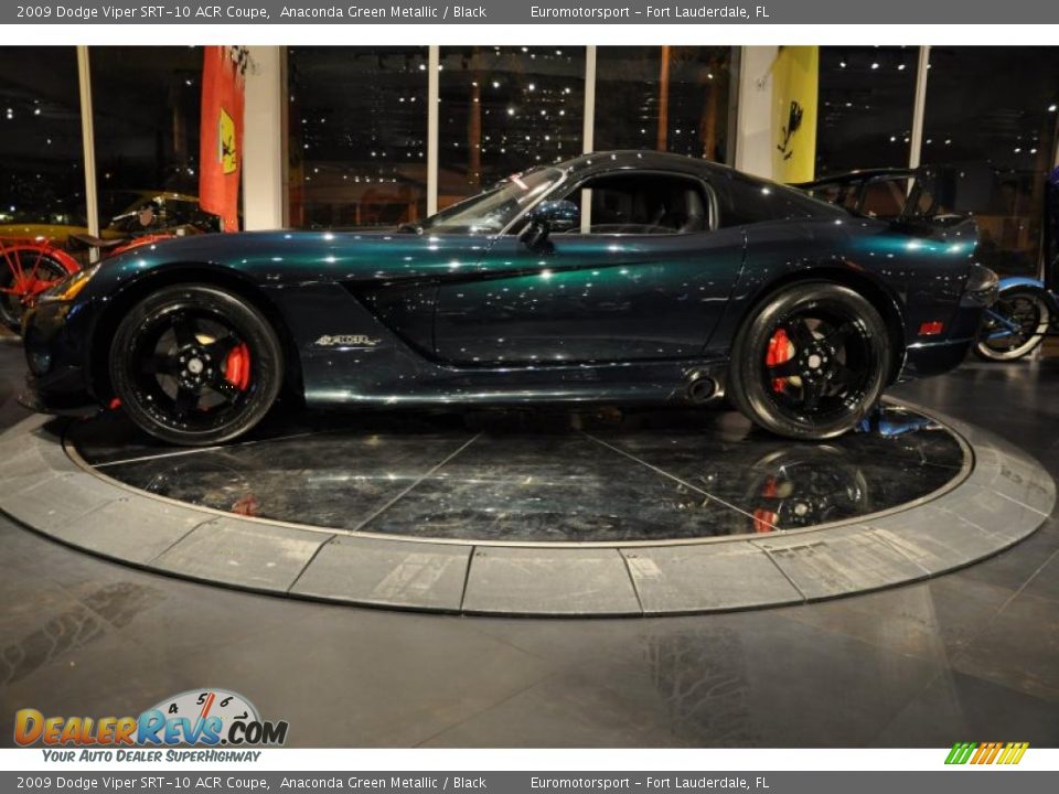 Anaconda Green Metallic 2009 Dodge Viper SRT-10 ACR Coupe Photo #23