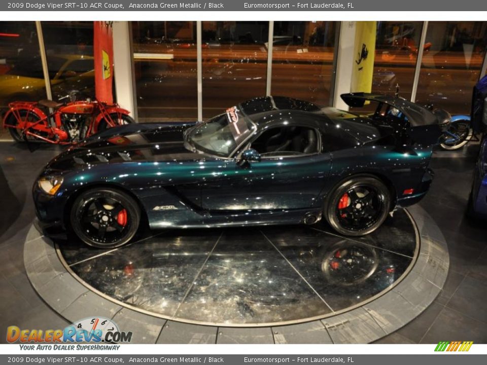 Anaconda Green Metallic 2009 Dodge Viper SRT-10 ACR Coupe Photo #25