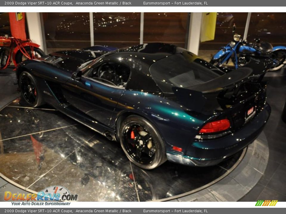 2009 Dodge Viper SRT-10 ACR Coupe Anaconda Green Metallic / Black Photo #26