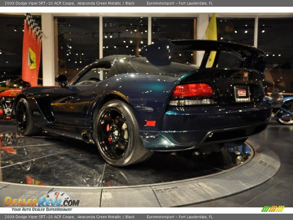 2009 Dodge Viper SRT-10 ACR Coupe Anaconda Green Metallic / Black Photo #27