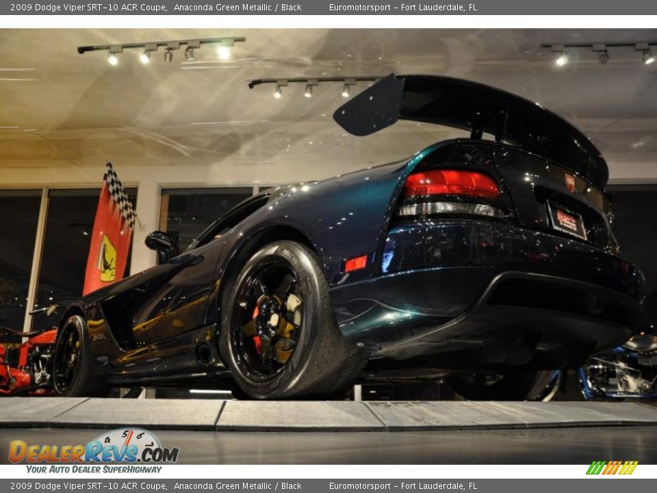 2009 Dodge Viper SRT-10 ACR Coupe Anaconda Green Metallic / Black Photo #28