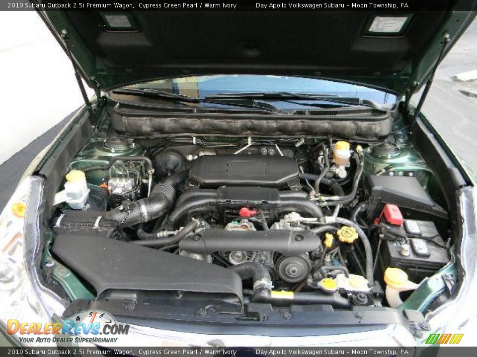 2010 Subaru Outback 2.5i Premium Wagon 2.5 Liter DOHC 16-Valve VVT Flat 4 Cylinder Engine Photo #9