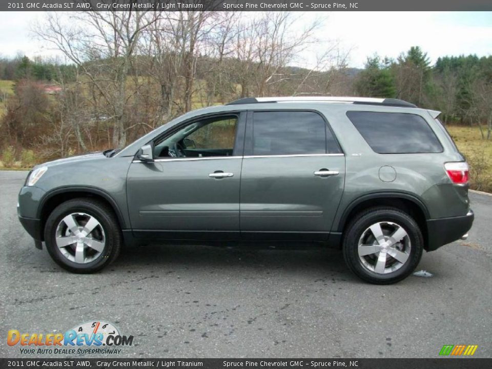 Gray Green Metallic 2011 GMC Acadia SLT AWD Photo #1