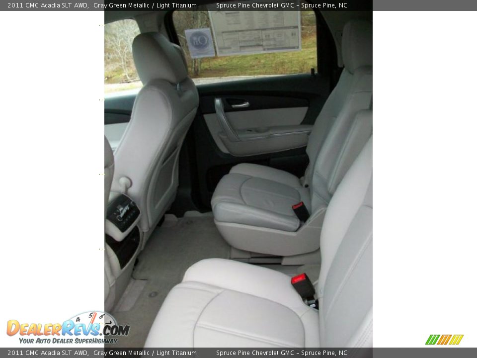 2011 GMC Acadia SLT AWD Gray Green Metallic / Light Titanium Photo #8