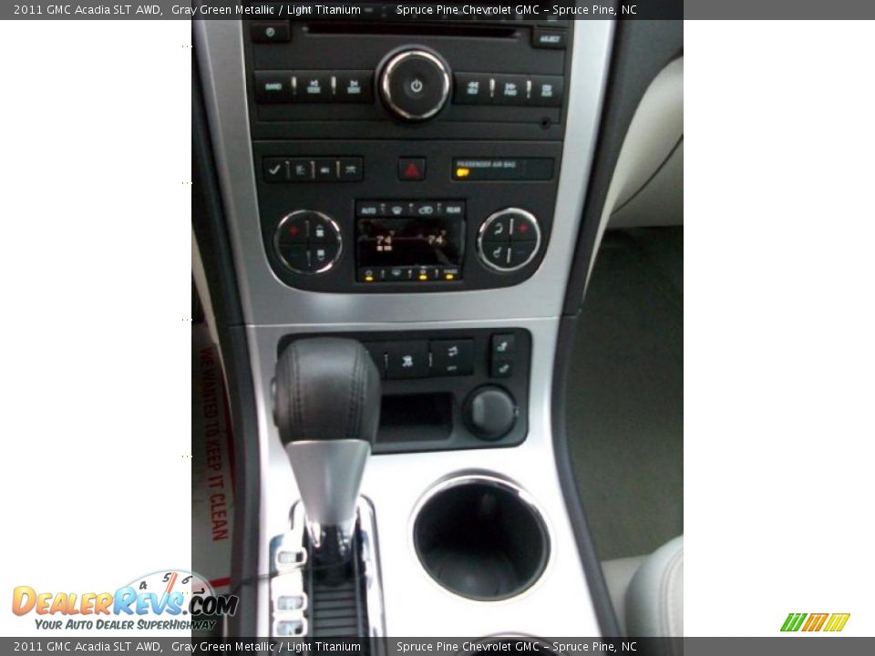 2011 GMC Acadia SLT AWD Gray Green Metallic / Light Titanium Photo #12