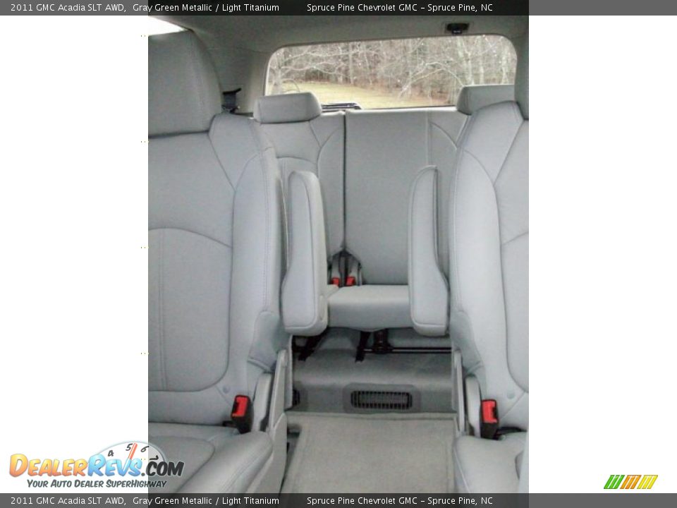 2011 GMC Acadia SLT AWD Gray Green Metallic / Light Titanium Photo #17