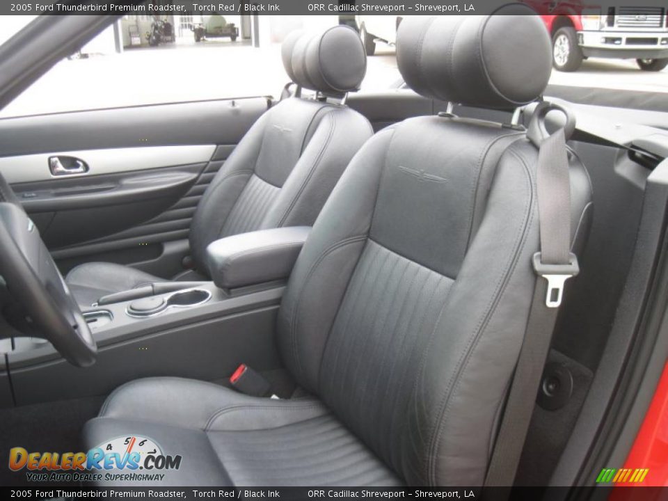 Black Ink Interior - 2005 Ford Thunderbird Premium Roadster Photo #7