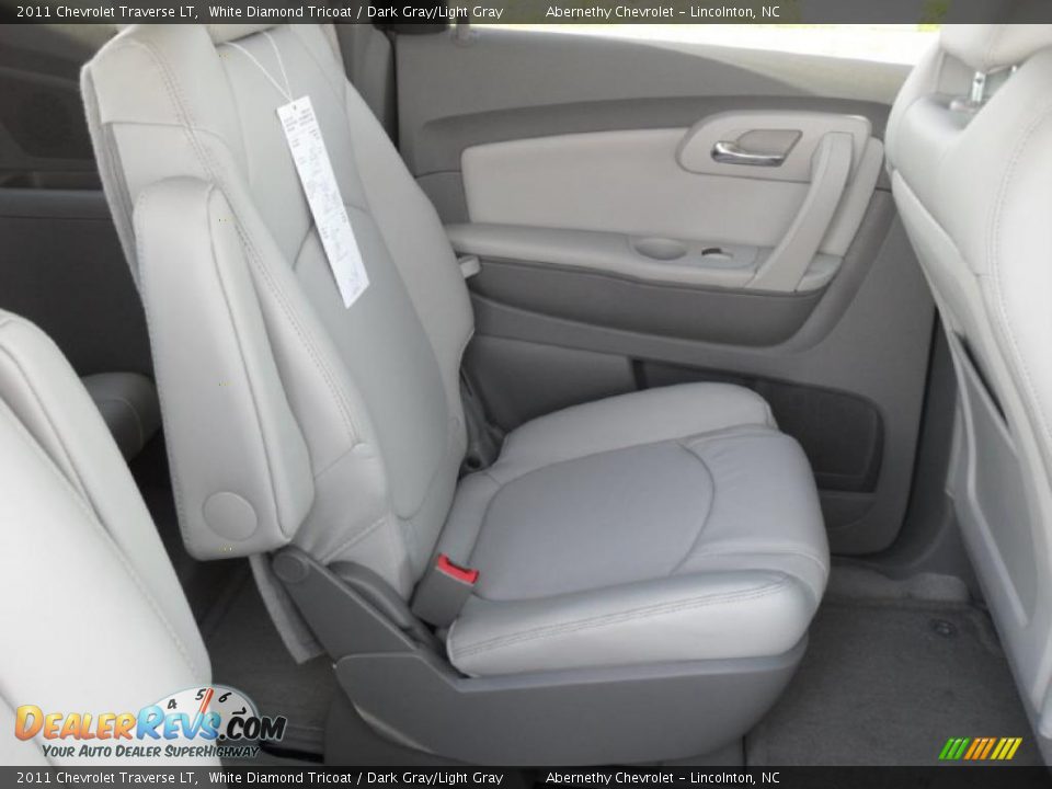 Dark Gray Light Gray Interior 2011 Chevrolet Traverse Lt