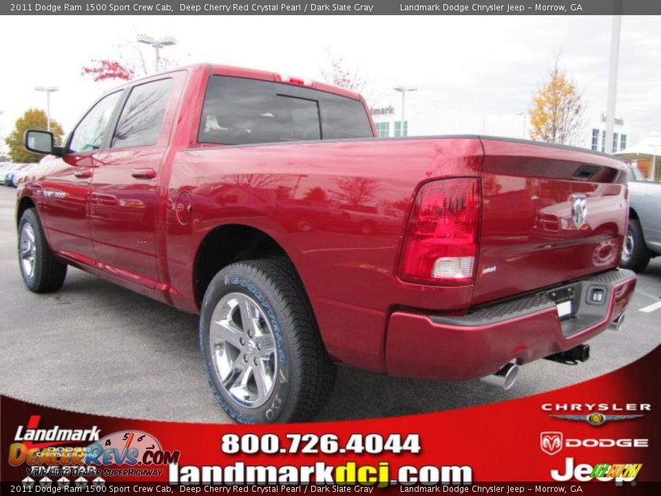 2011 Dodge Ram 1500 Sport Crew Cab Deep Cherry Red Crystal Pearl / Dark Slate Gray Photo #2