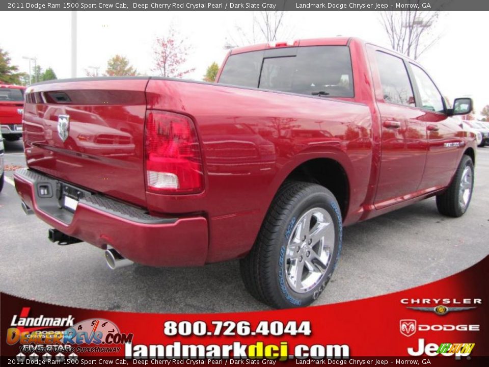 2011 Dodge Ram 1500 Sport Crew Cab Deep Cherry Red Crystal Pearl / Dark Slate Gray Photo #3