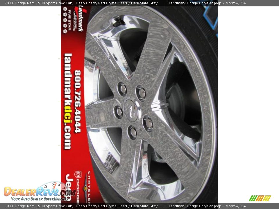 2011 Dodge Ram 1500 Sport Crew Cab Deep Cherry Red Crystal Pearl / Dark Slate Gray Photo #5