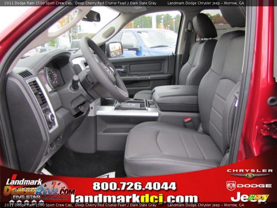 2011 Dodge Ram 1500 Sport Crew Cab Deep Cherry Red Crystal Pearl / Dark Slate Gray Photo #7
