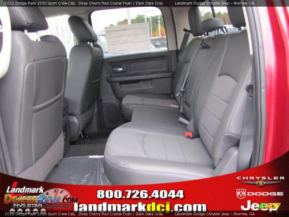 2011 Dodge Ram 1500 Sport Crew Cab Deep Cherry Red Crystal Pearl / Dark Slate Gray Photo #8