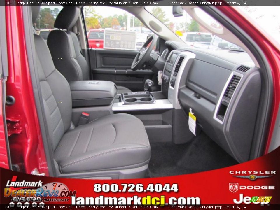 2011 Dodge Ram 1500 Sport Crew Cab Deep Cherry Red Crystal Pearl / Dark Slate Gray Photo #9