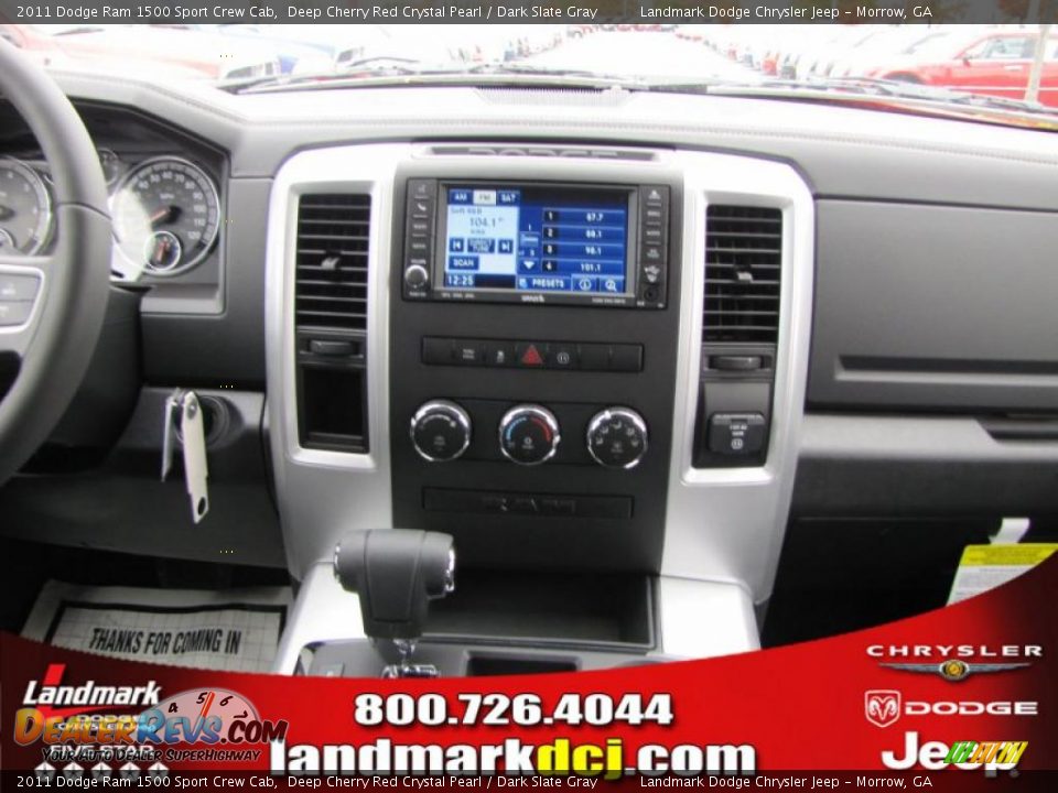 2011 Dodge Ram 1500 Sport Crew Cab Deep Cherry Red Crystal Pearl / Dark Slate Gray Photo #10