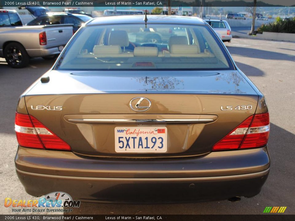 2006 Lexus LS 430 Briarwood Pearl / Cashmere Photo #6