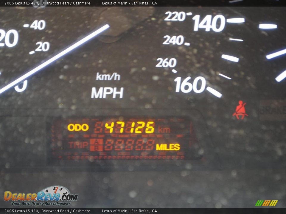 2006 Lexus LS 430 Briarwood Pearl / Cashmere Photo #14