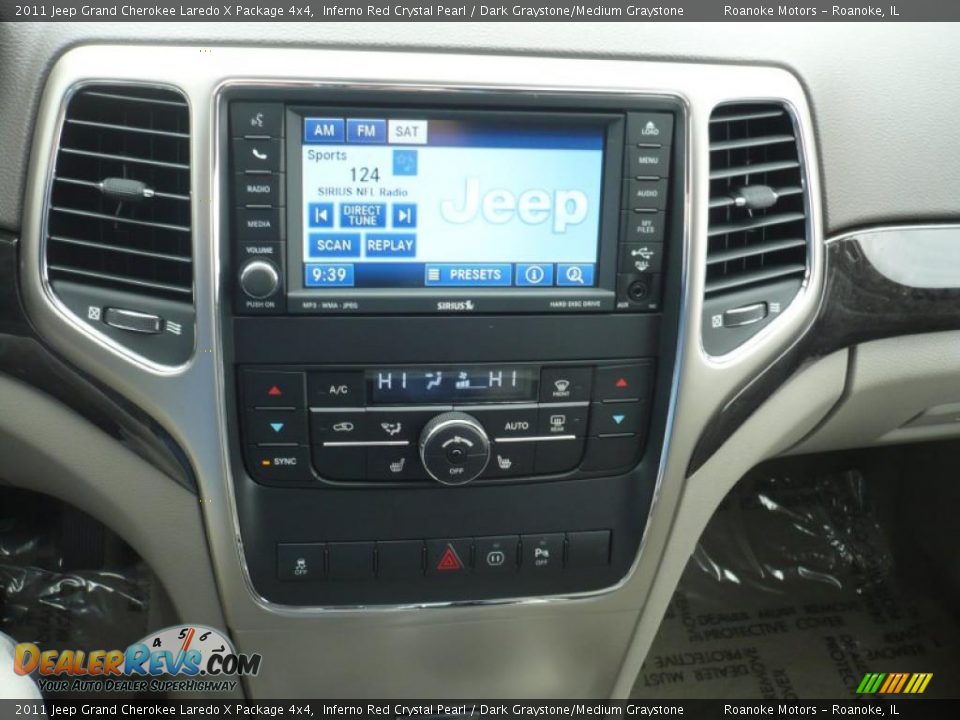2011 Jeep Grand Cherokee Laredo X Package 4x4 Inferno Red Crystal Pearl / Dark Graystone/Medium Graystone Photo #8
