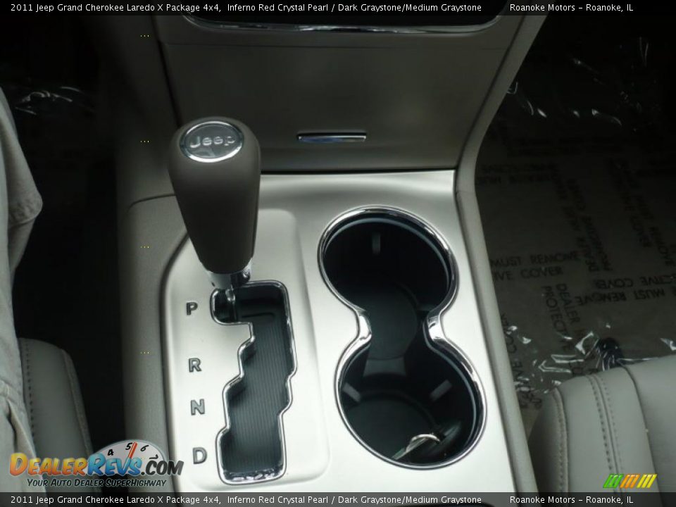 2011 Jeep Grand Cherokee Laredo X Package 4x4 Inferno Red Crystal Pearl / Dark Graystone/Medium Graystone Photo #9