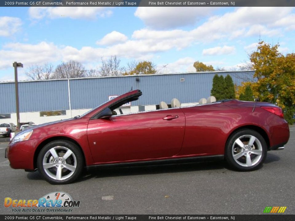 Performance Red Metallic 2009 Pontiac G6 GT Convertible Photo #4