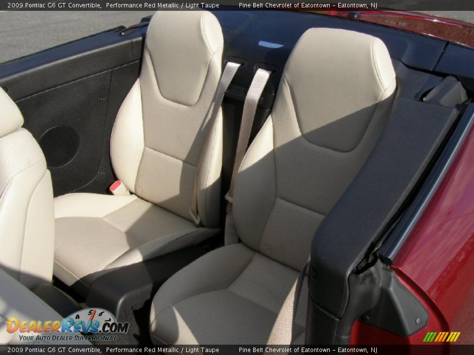 Light Taupe Interior - 2009 Pontiac G6 GT Convertible Photo #7