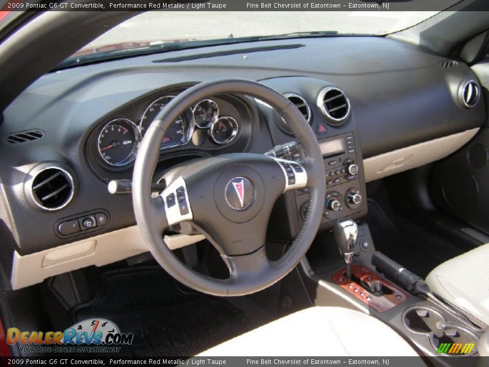 Light Taupe Interior - 2009 Pontiac G6 GT Convertible Photo #8