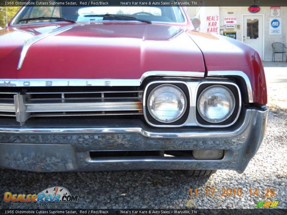 1966 Oldsmobile Cutlass Supreme Sedan Red / Red/Black Photo #6