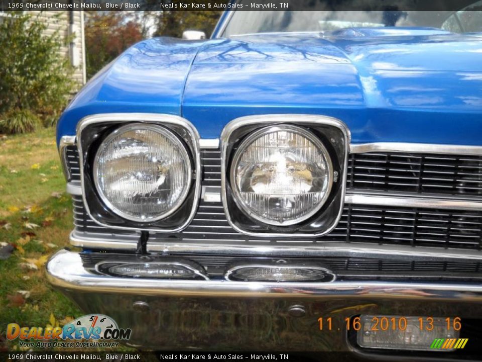 1969 Chevrolet Chevelle Malibu Blue / Black Photo #9