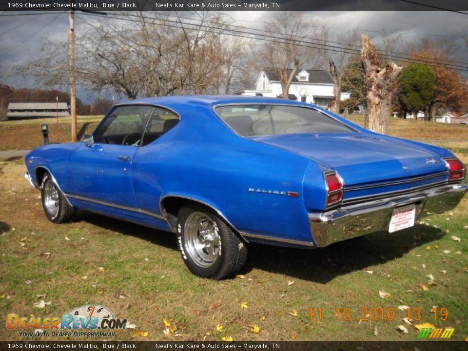 1969 Chevrolet Chevelle Malibu Blue / Black Photo #18