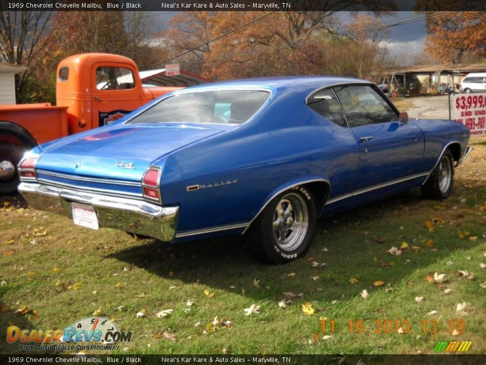 1969 Chevrolet Chevelle Malibu Blue / Black Photo #19