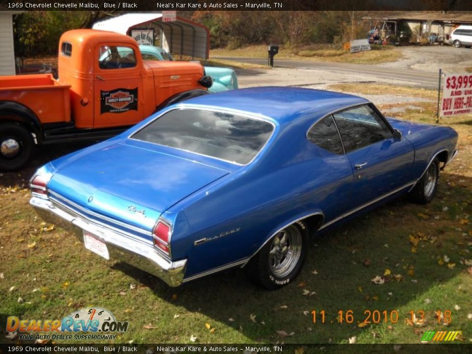 1969 Chevrolet Chevelle Malibu Blue / Black Photo #20