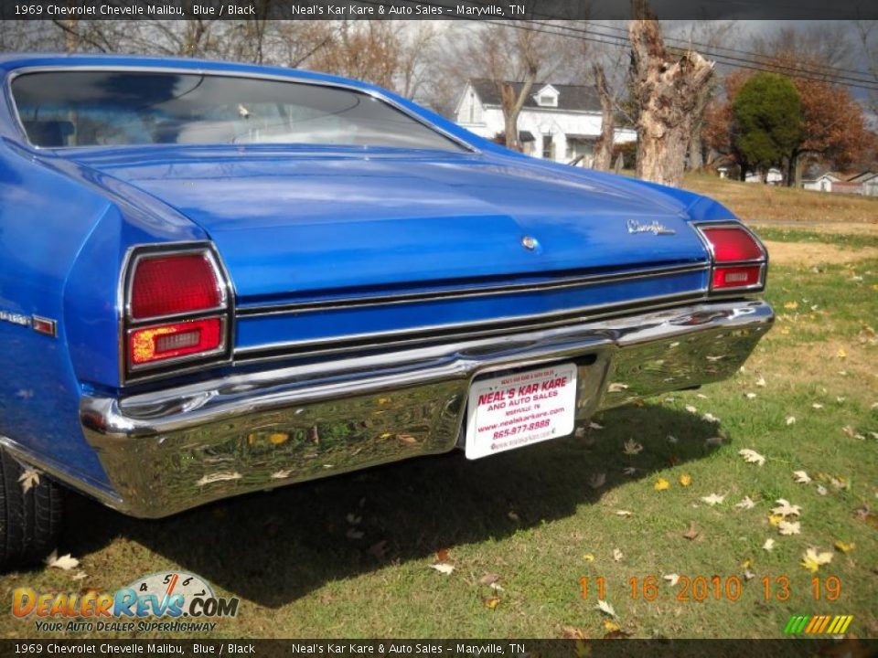 1969 Chevrolet Chevelle Malibu Blue / Black Photo #22